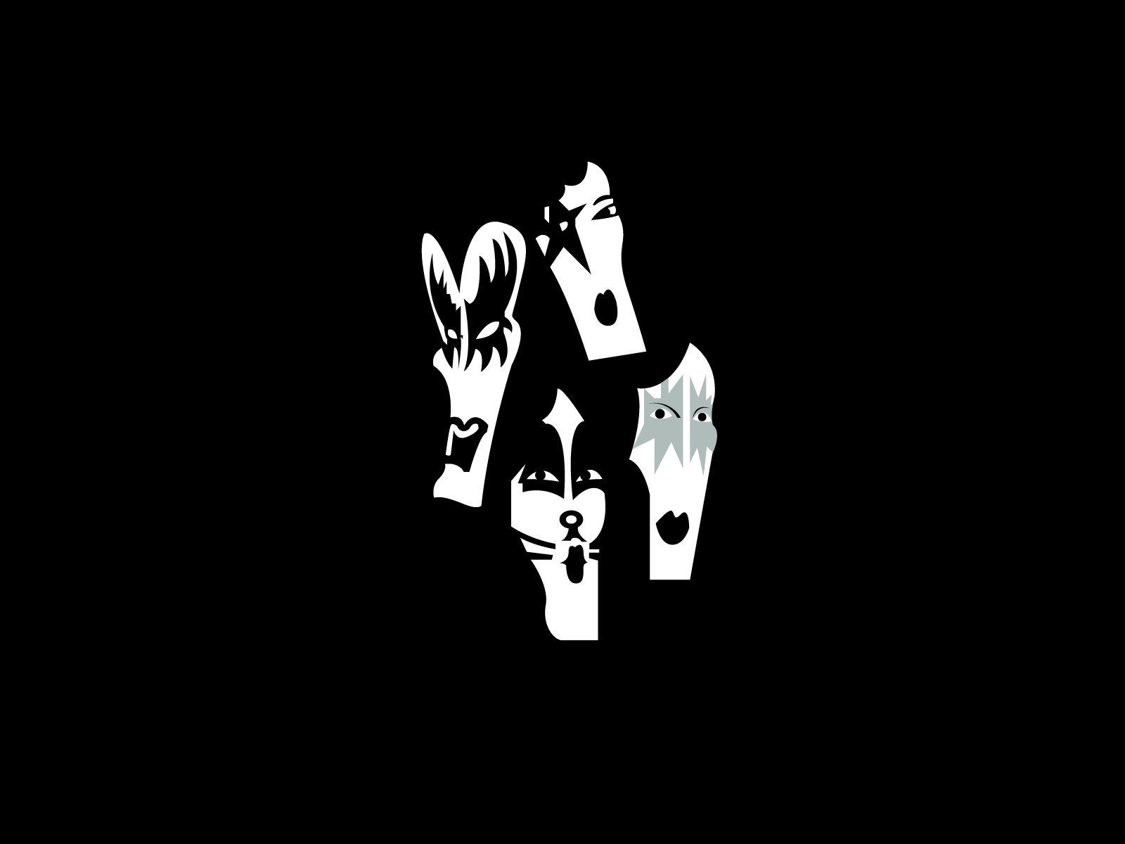Kiss band logo and wallpaper  Band logos  Rock band logos, metal bands logos, punk bands logos